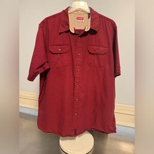 Wrangler - men’s - short sleeve casual shirt